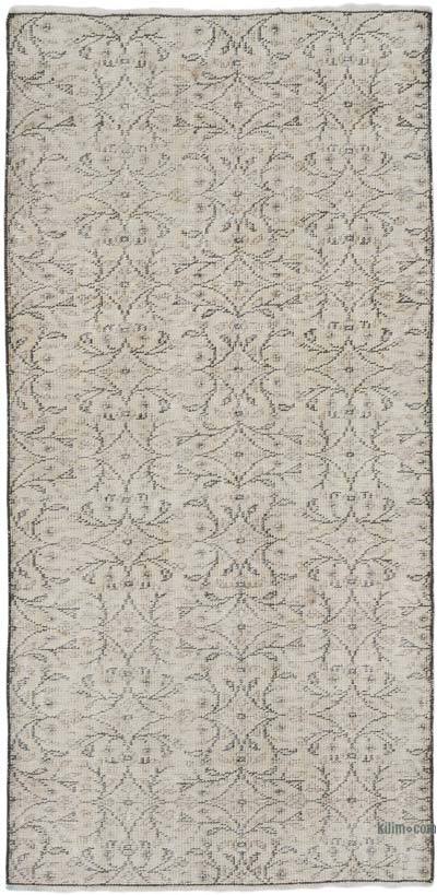 Alfombra Vintage Turca Anudada a Mano - 100 cm x 200 cm