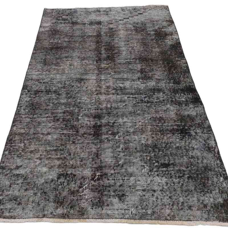 Over-dyed Vintage Hand-Knotted Turkish Rug - 2' 11" x 5' 7" (35" x 67") - K0067555