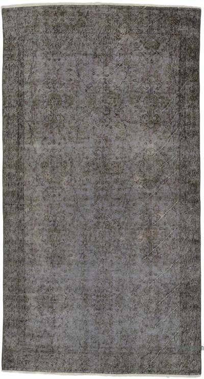 Over-dyed Vintage Hand-Knotted Turkish Rug - 3' 9" x 6' 11" (45" x 83")