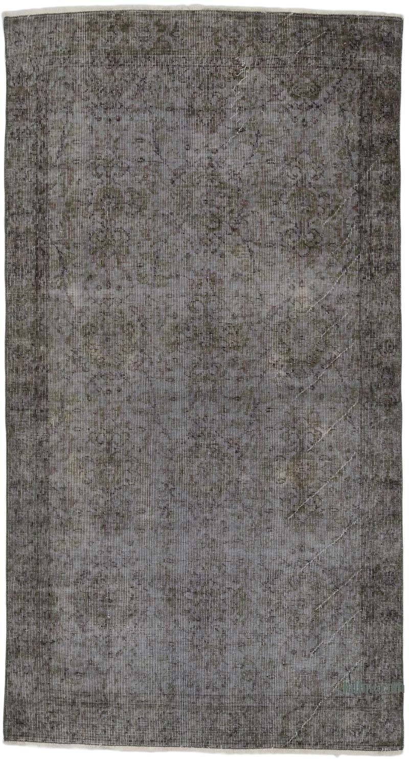 Over-dyed Vintage Hand-Knotted Turkish Rug - 3' 9" x 6' 11" (45" x 83") - K0067557