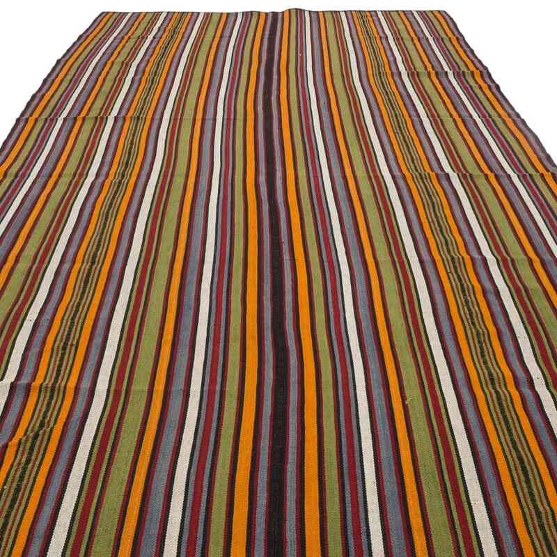 Vintage Anatolian Flatweave Rug - 6'  x 13'  (72" x 156") - K0067583
