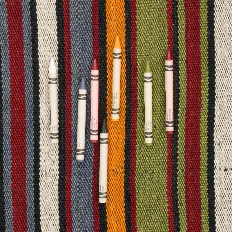 Vintage Anatolian Flatweave Rug - 6'  x 13'  (72" x 156") - K0067583