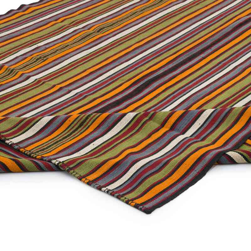 Vintage Anatolian Flatweave Rug - 6'  x 13'  (72" x 156") - K0067583