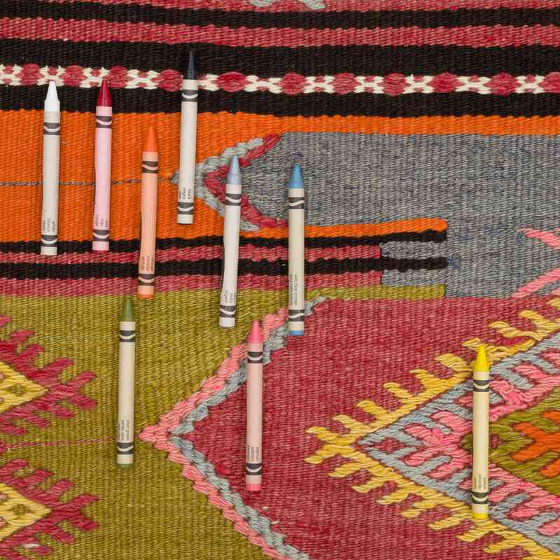 Vintage Sivas Kilim Rug - 5' 1" x 6' 8" (61" x 80") - K0067592