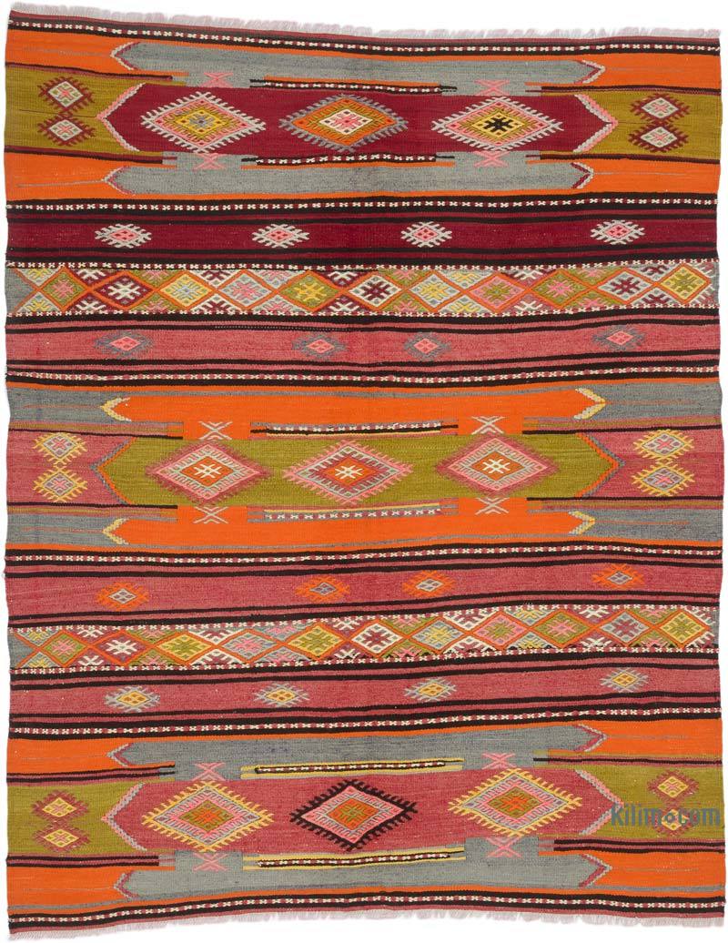 Vintage Sivas Kilim Rug - 5' 1" x 6' 8" (61" x 80") - K0067592