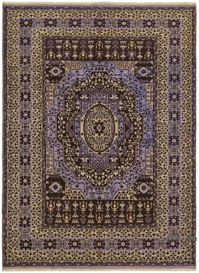 New Hand-Knotted Wool Oushak Rug - K0067641