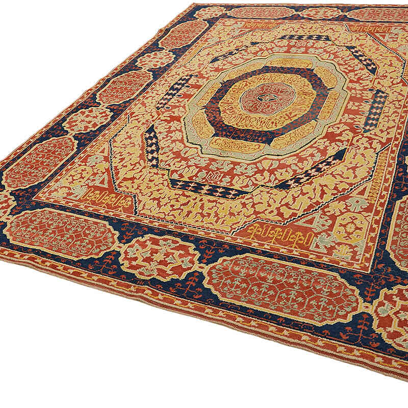 New Hand-Knotted Wool Oushak Rug - K0067659
