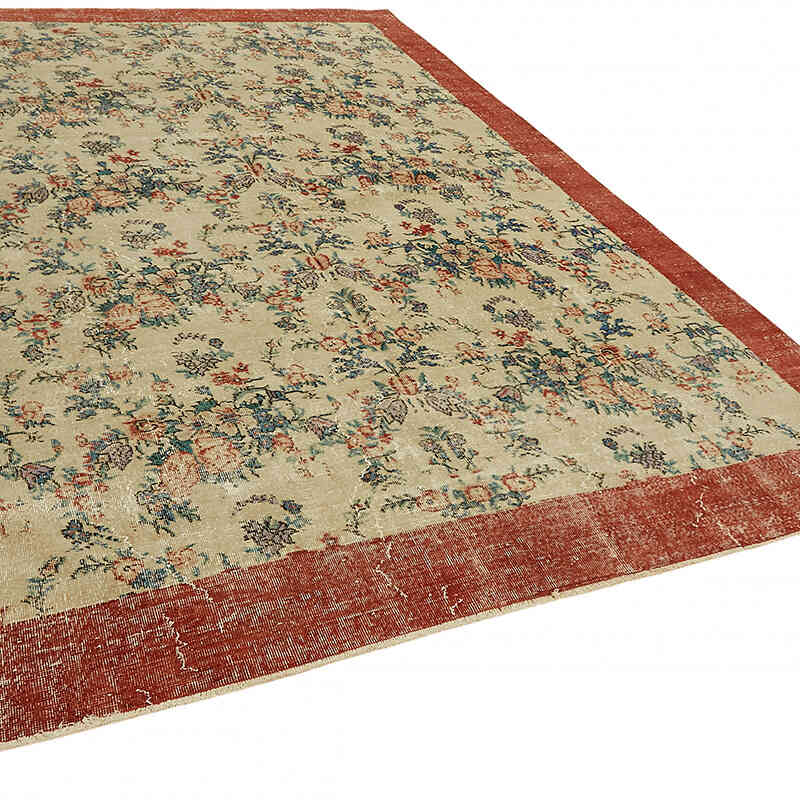 Alfombra Vintage Turca Anudada a Mano - 234 cm x 340 cm - K0067670