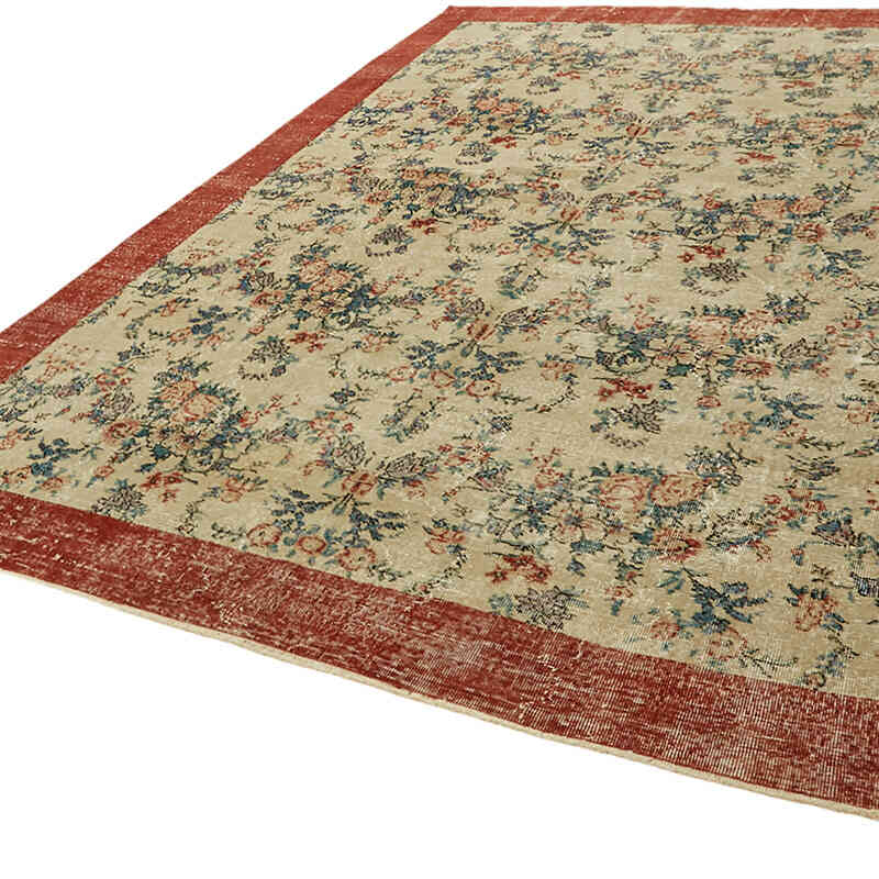 Alfombra Vintage Turca Anudada a Mano - 234 cm x 340 cm - K0067670