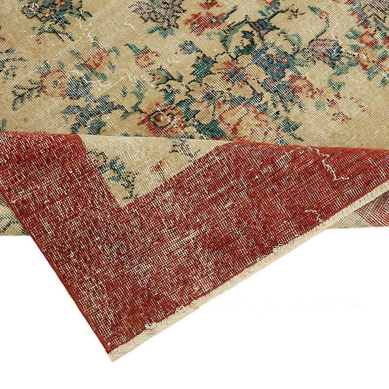 Alfombra Vintage Turca Anudada a Mano - 234 cm x 340 cm - K0067670