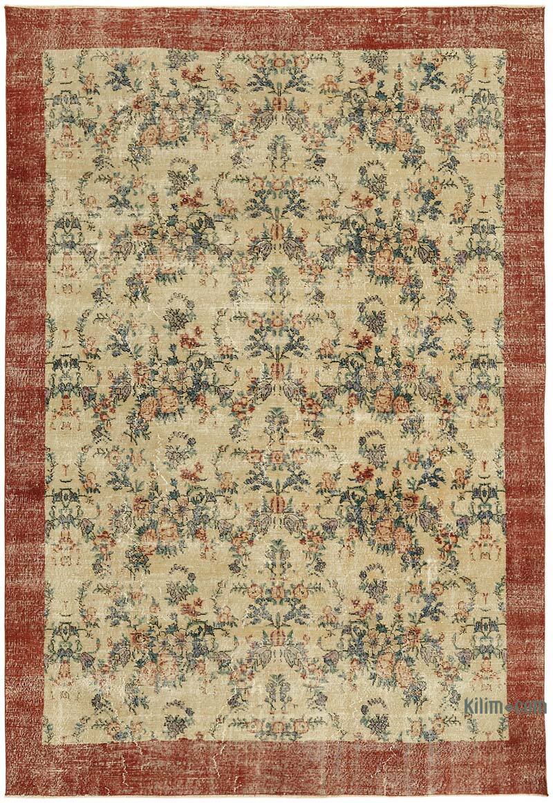 Alfombra Vintage Turca Anudada a Mano - 234 cm x 340 cm - K0067670