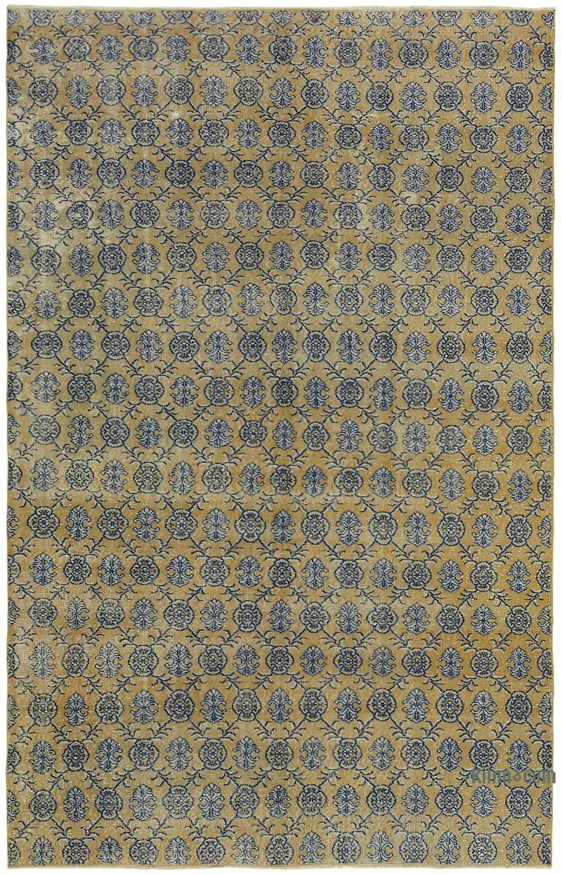 Alfombra Vintage Turca Anudada a Mano - 214 cm x 330 cm - K0067699
