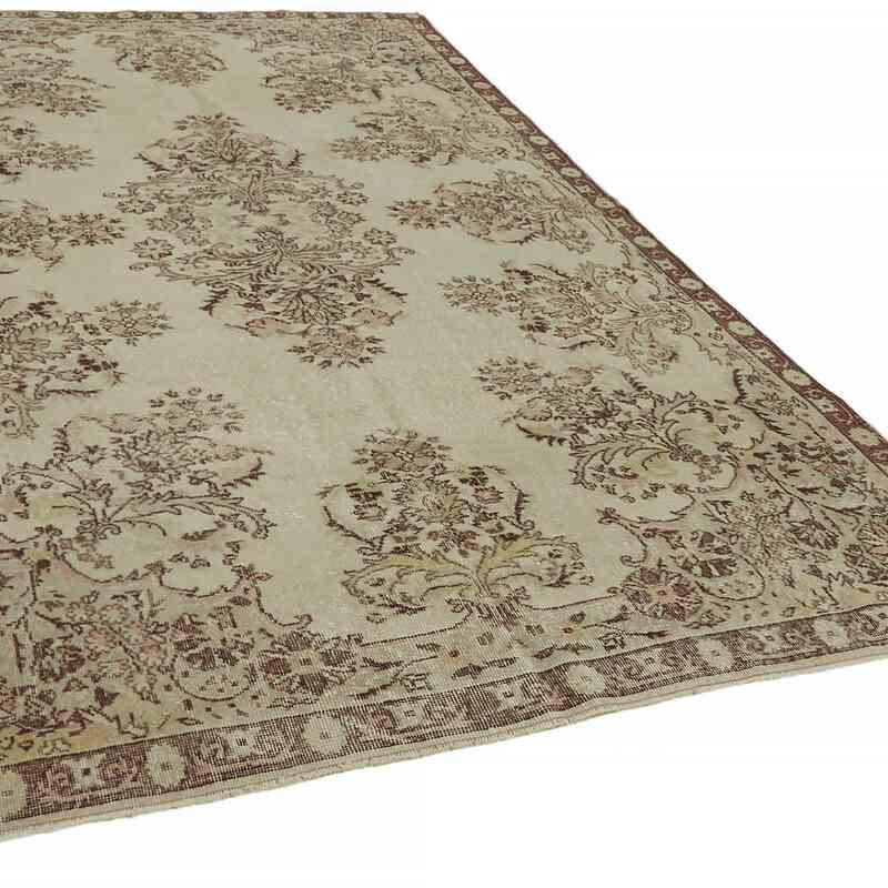 Vintage Turkish Hand-Knotted Rug - 7'  x 10' 4" (84" x 124") - K0067702