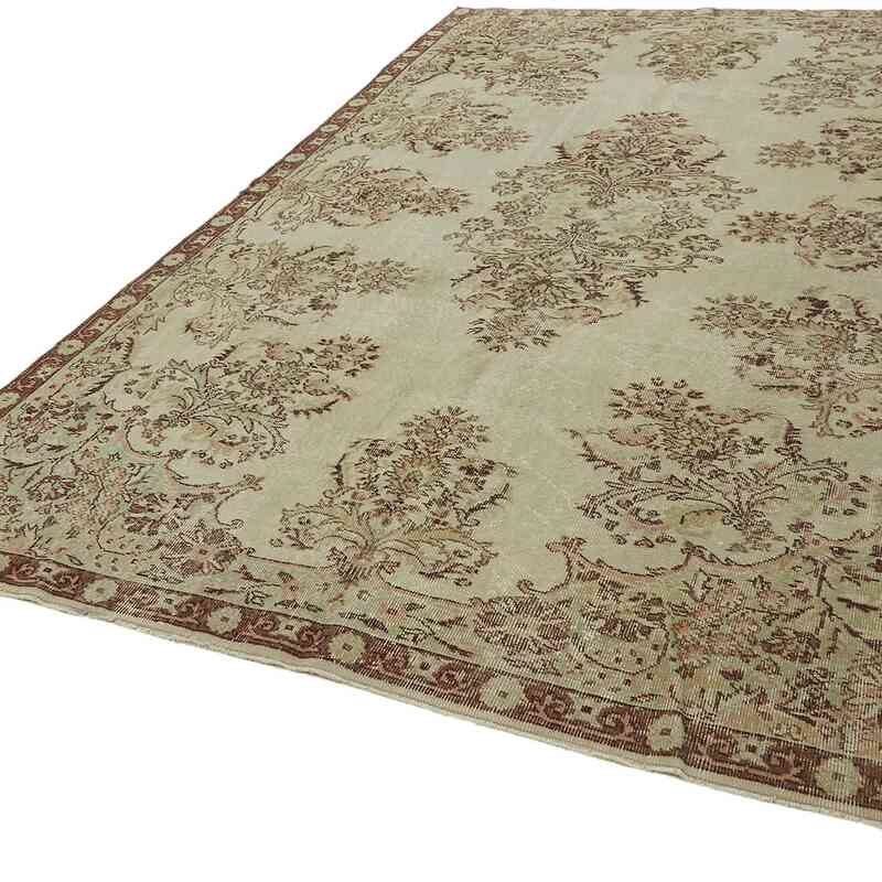 Vintage Turkish Hand-Knotted Rug - 7'  x 10' 4" (84" x 124") - K0067702