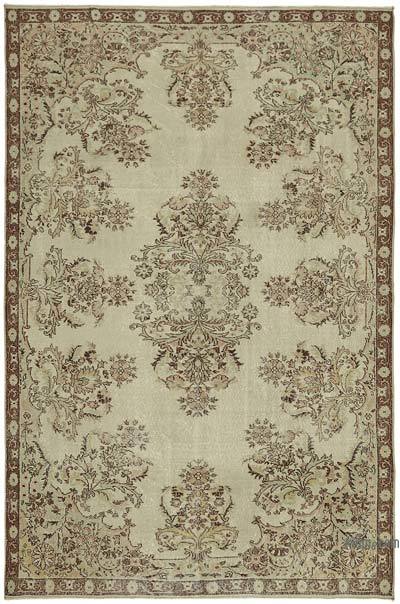Alfombra Vintage Turca Anudada a Mano - 214 cm x 315 cm