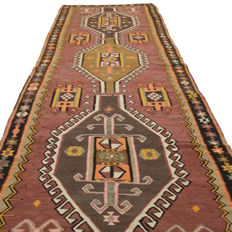 Vintage Kars Kilim Yolluk - 131 cm x 404 cm - K0067740