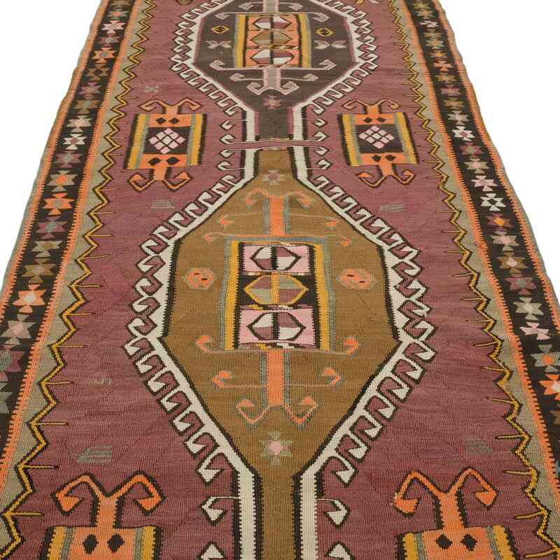 Vintage Kars Kilim Yolluk - 131 cm x 404 cm - K0067740