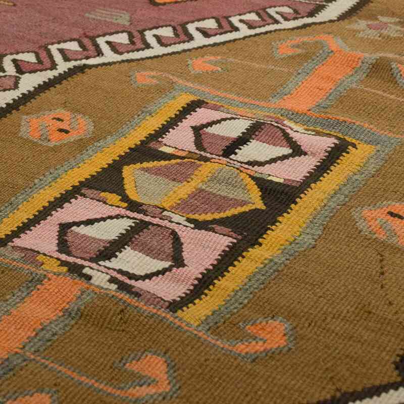 Vintage Kars Kilim Yolluk - 131 cm x 404 cm - K0067740