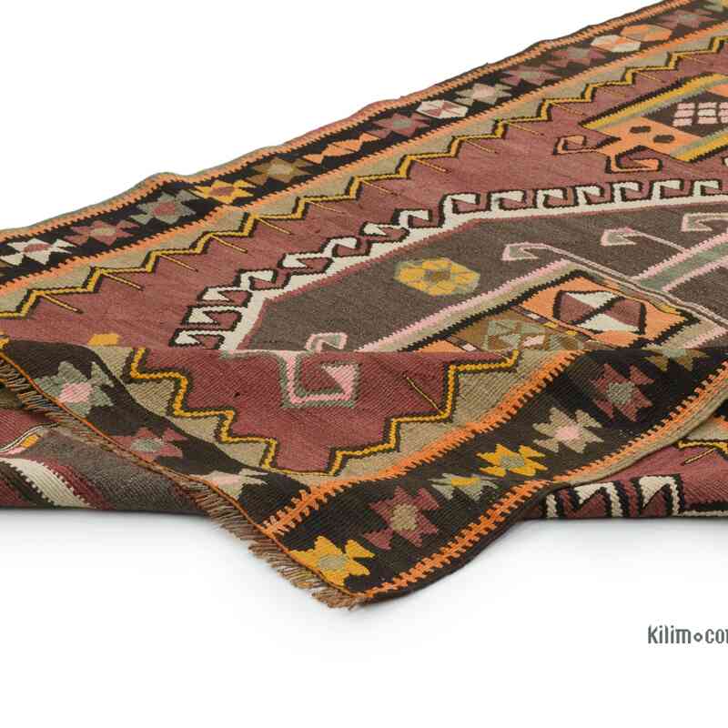 Vintage Kars Kilim Yolluk - 131 cm x 404 cm - K0067740