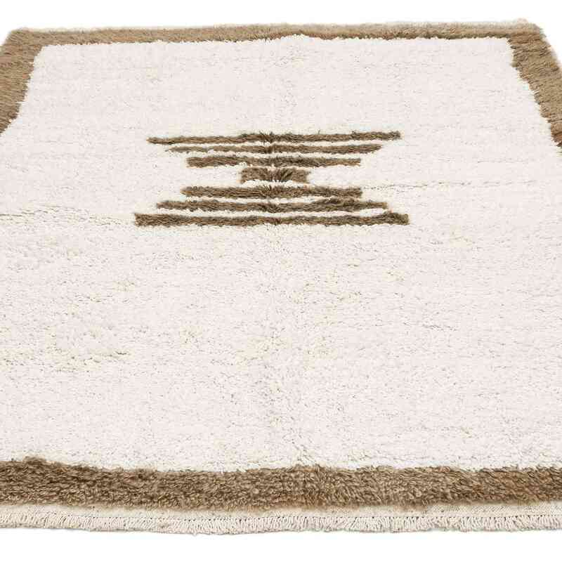 Vintage Anatolian Tulu Rug - 4' 6" x 5' 6" (54" x 66") - K0067751