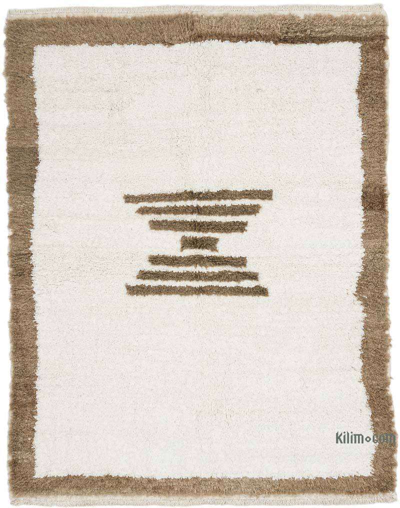 Vintage Anatolian Tulu Rug - 4' 6" x 5' 6" (54" x 66") - K0067751