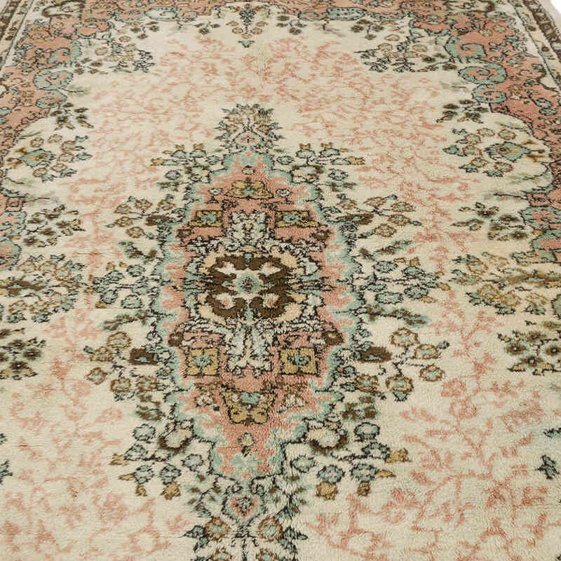 Alfombra Vintage Turca Anudada a Mano - 191 cm x 277 cm - K0067761