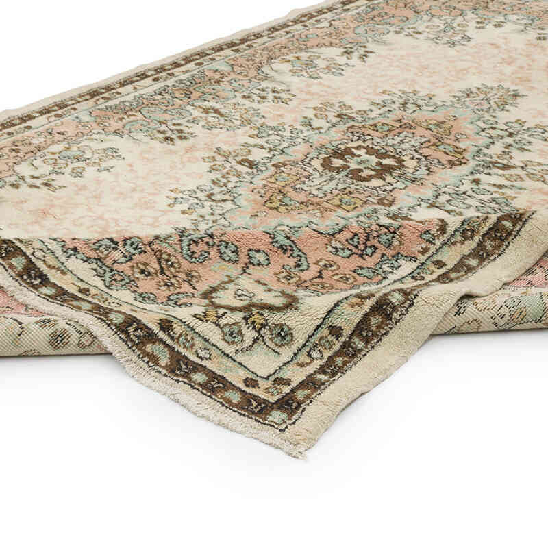 Alfombra Vintage Turca Anudada a Mano - 191 cm x 277 cm - K0067761