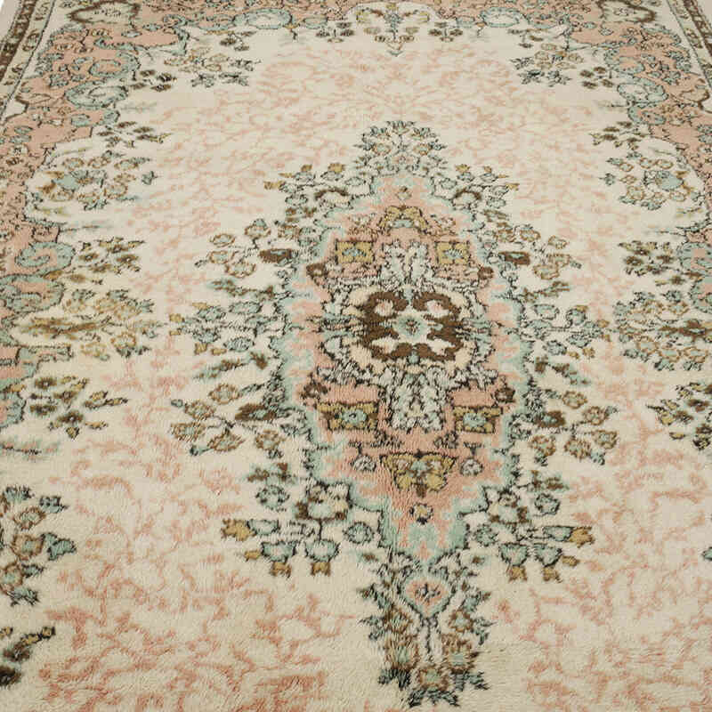 Alfombra Vintage Turca Anudada a Mano - 191 cm x 277 cm - K0067761