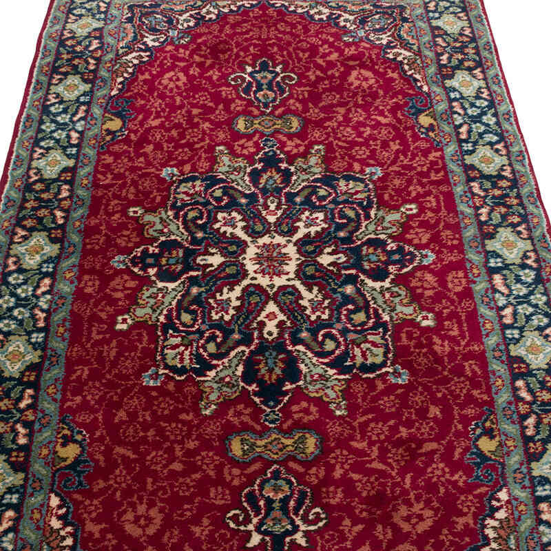 Vintage Turkish Hand-Knotted Rug - 3' 9" x 6' 5" (45" x 77") - K0067763