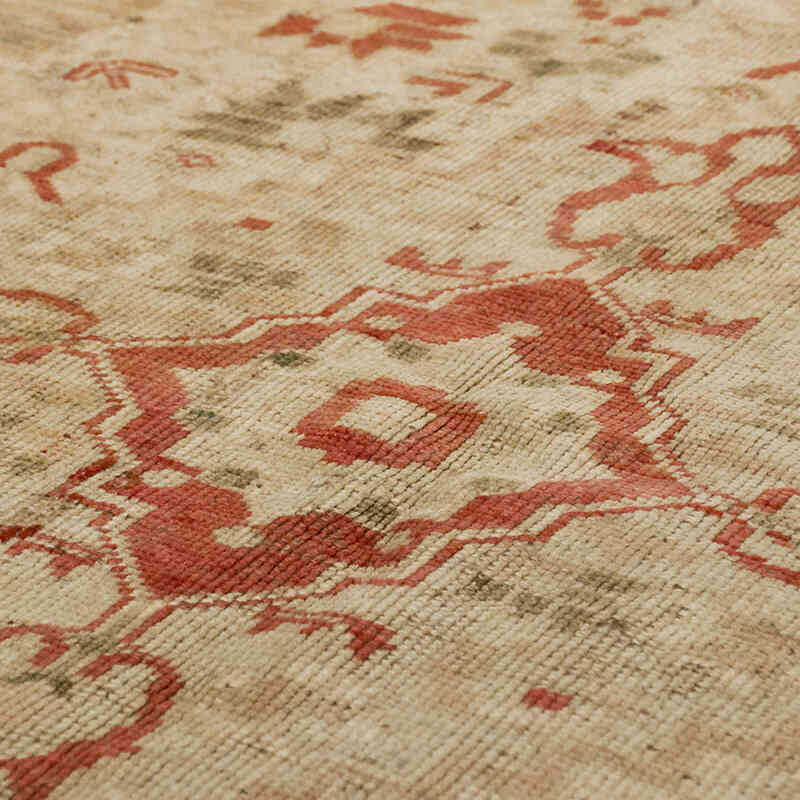 Alfombra Vintage Turca Anudada a Mano - 206 cm x 358 cm - K0067765