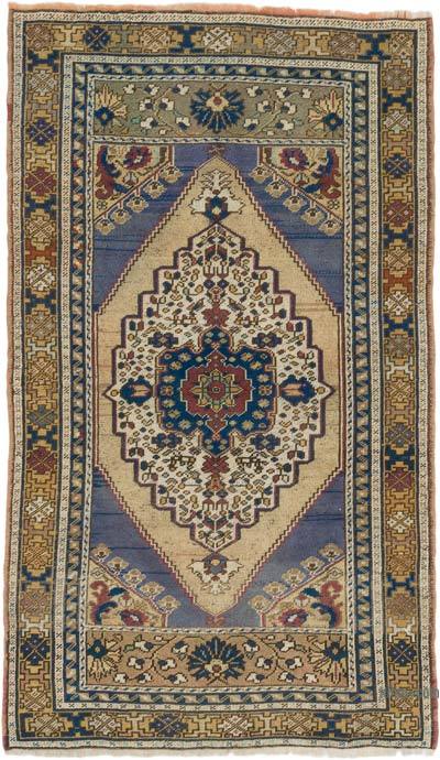 Alfombra Vintage Turca Anudada a Mano - 98 cm x 171 cm