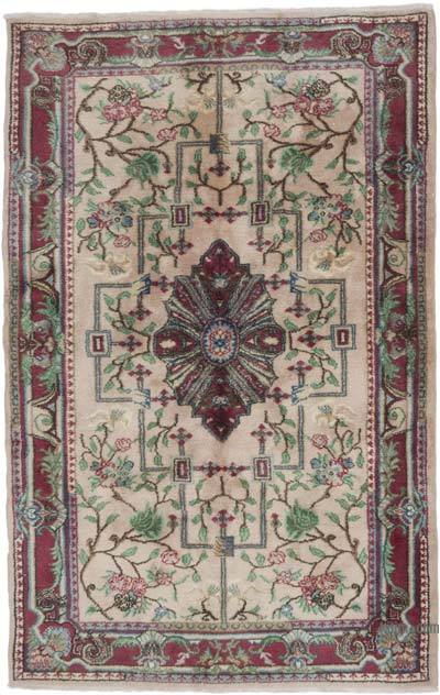 El Dokuma Vintage Halı - 164 cm x 256 cm