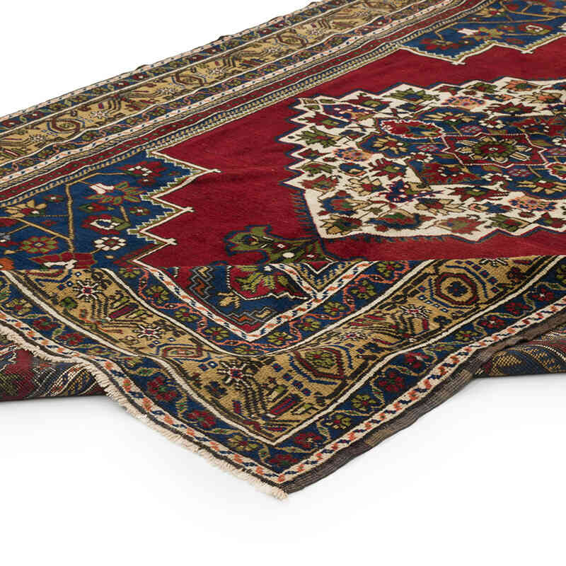 Vintage Turkish Hand-Knotted Rug - 6' 1" x 10' 1" (73" x 121") - K0067775