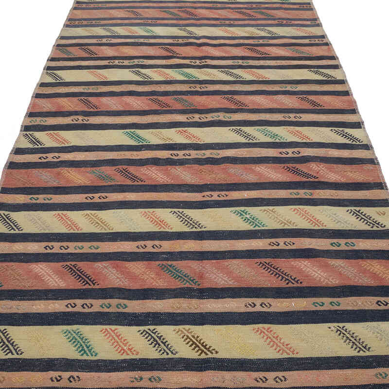 Vintage Anatolian Kilim Runner - 3' 10" x 12' 4" (46" x 148") - K0067778