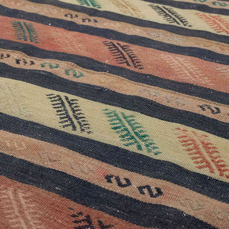 Vintage Anatolian Kilim Runner - 3' 10" x 12' 4" (46" x 148") - K0067778
