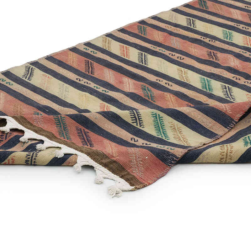 Vintage Anatolian Kilim Runner - 3' 10" x 12' 4" (46" x 148") - K0067778