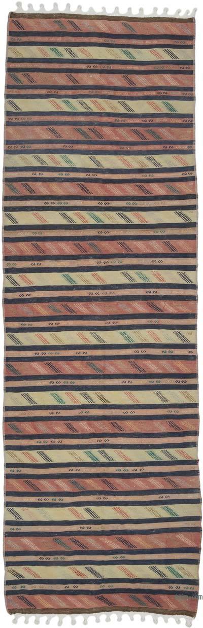 Vintage Anadolu Kilim Yolluk - 117 cm x 376 cm