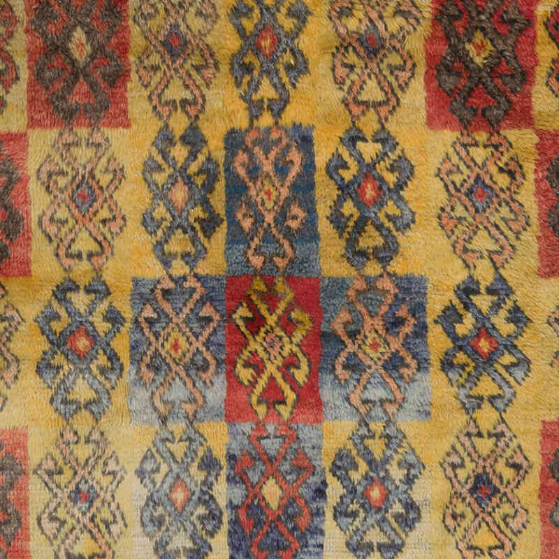 Vintage Anatolian Tulu Rug - 4' 2" x 6' 5" (50" x 77") - K0067783