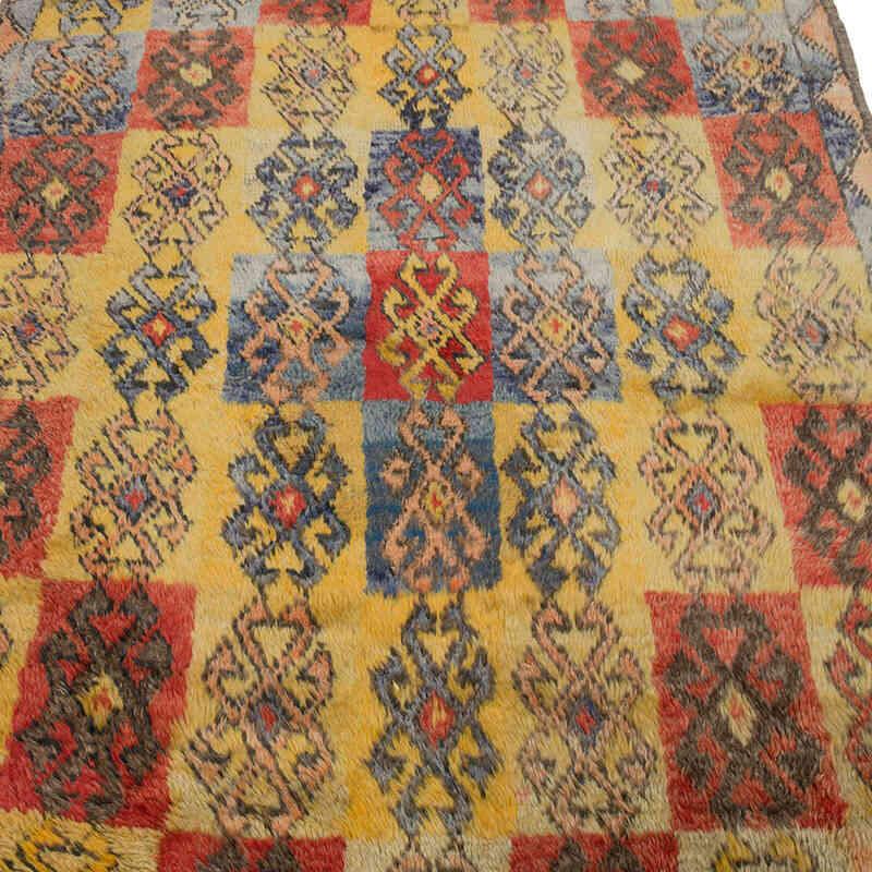Vintage Anatolian Tulu Rug - 4' 2" x 6' 5" (50" x 77") - K0067783