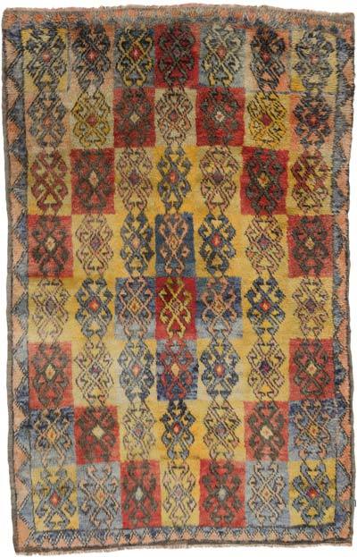 Vintage Anadolu Tülü - 126 cm x 195 cm