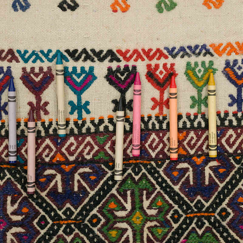 Vintage Anatolian Kilim Rug - 2' 2" x 7' 3" (26" x 87") - K0067790