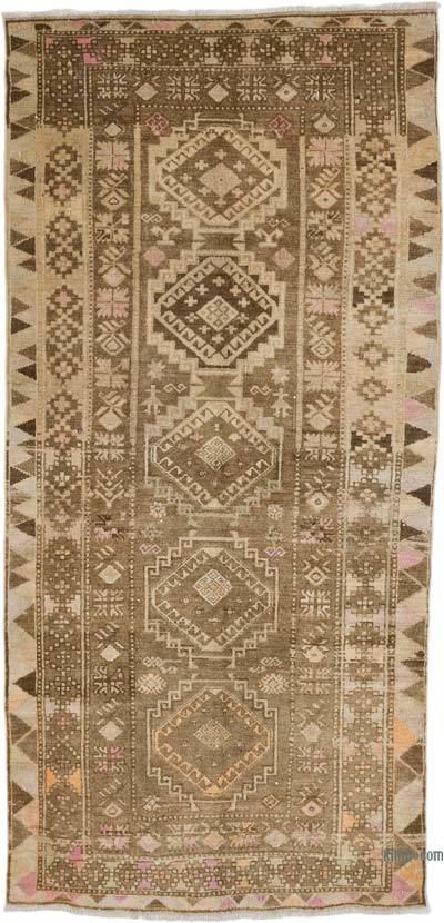 El Dokuma Vintage Halı - 137 cm x 283 cm