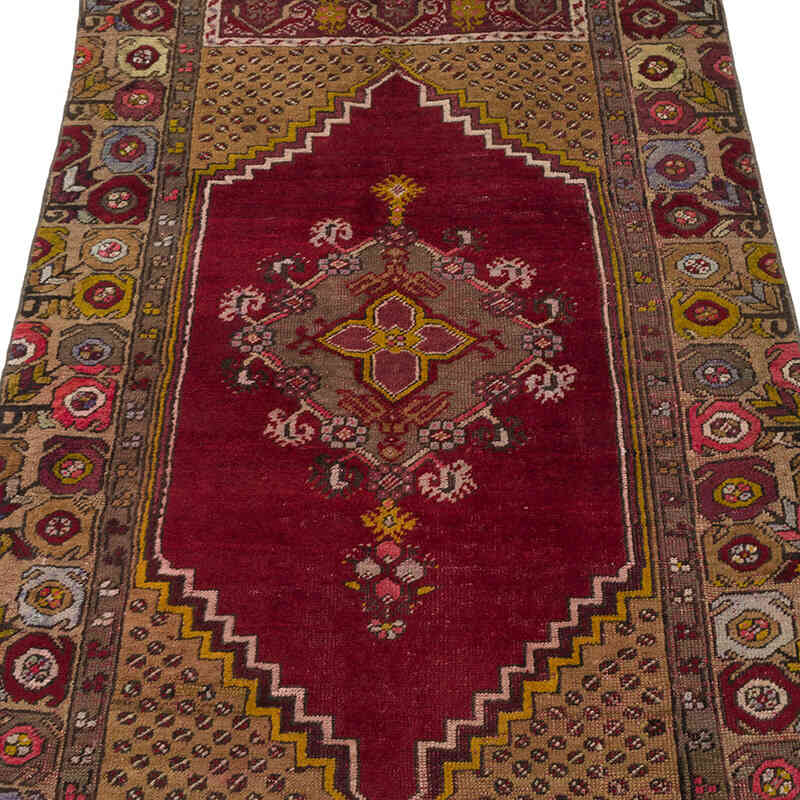 El Dokuma Vintage Halı - 89 cm x 160 cm - K0067795