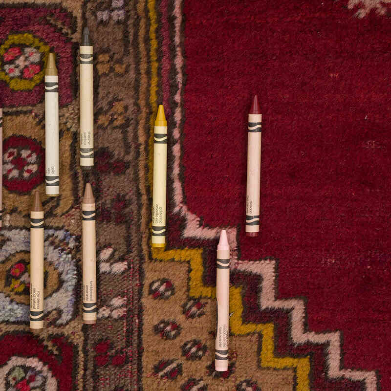 El Dokuma Vintage Halı - 89 cm x 160 cm - K0067795