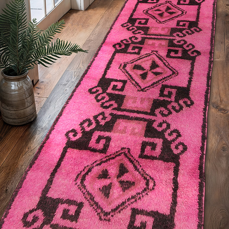 Alfombra Vintage de pasillo - 99 cm x 342 cm - K0067801