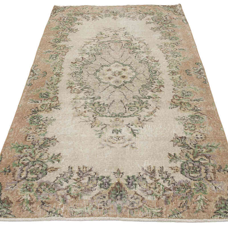El Dokuma Vintage Halı - 96 cm x 188 cm - K0067802