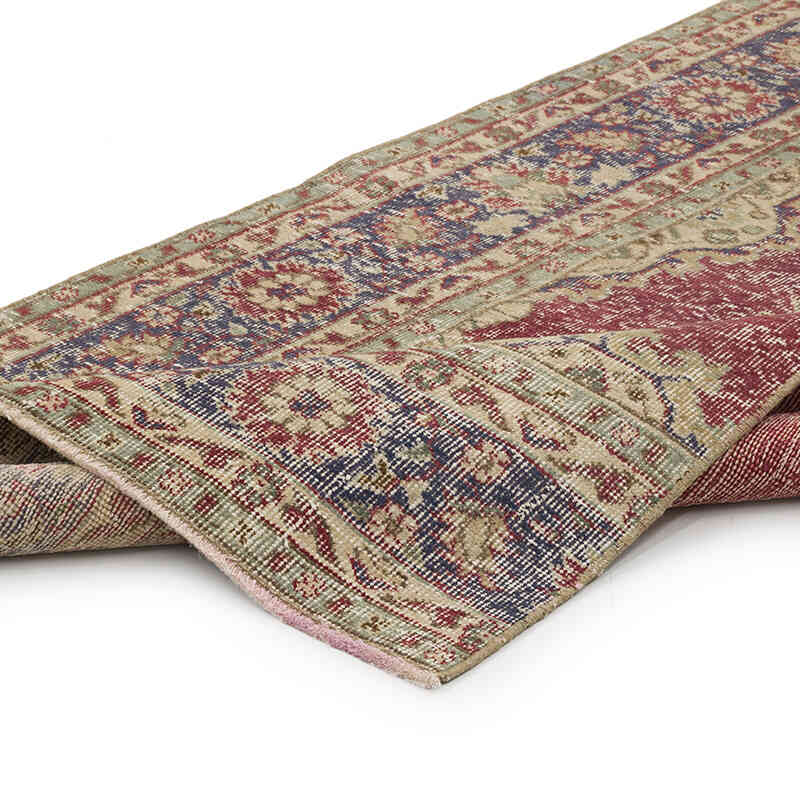 Vintage Turkish Hand-Knotted Runner - 3' 3" x 10' 4" (39" x 124") - K0067810