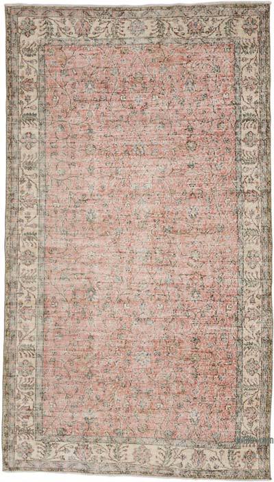 Alfombra Vintage Turca Anudada a Mano - 156 cm x 277 cm