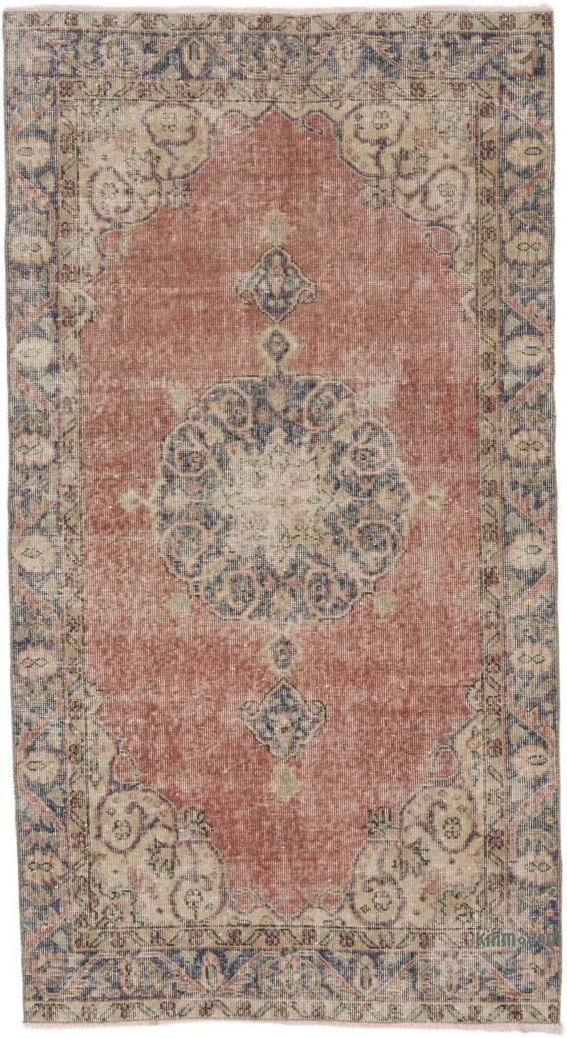 El Dokuma Vintage Halı - 111 cm x 204 cm - K0067812