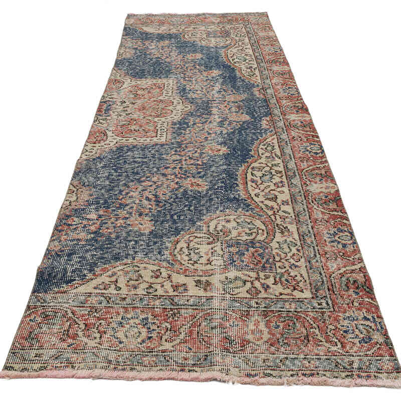 Vintage Turkish Hand-Knotted Runner - 3'  x 10' 5" (36" x 125") - K0067844